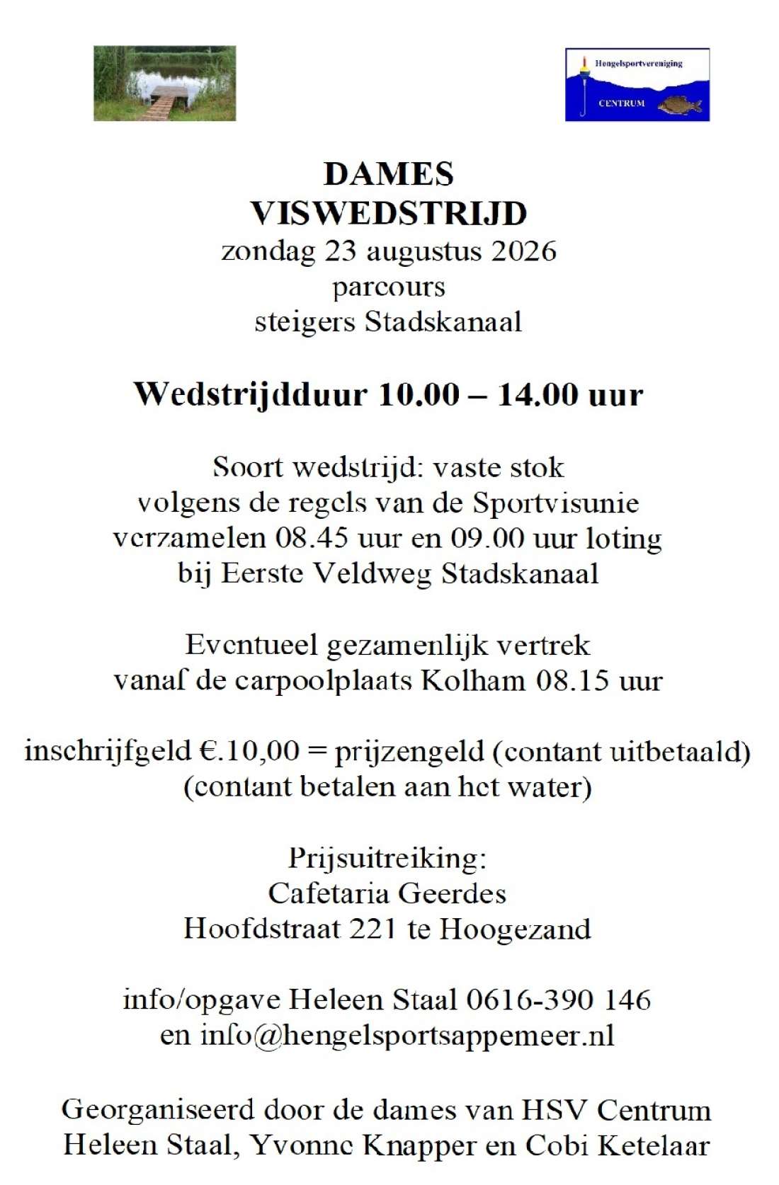 Dames viswedstrijd